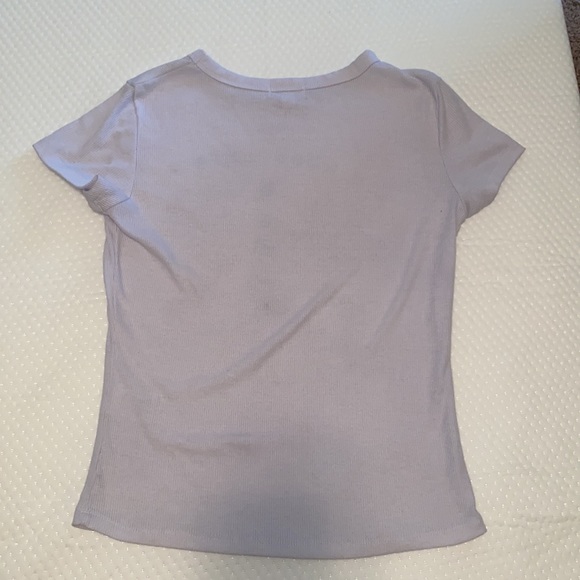 White fitted tee - Picture 3 of 3